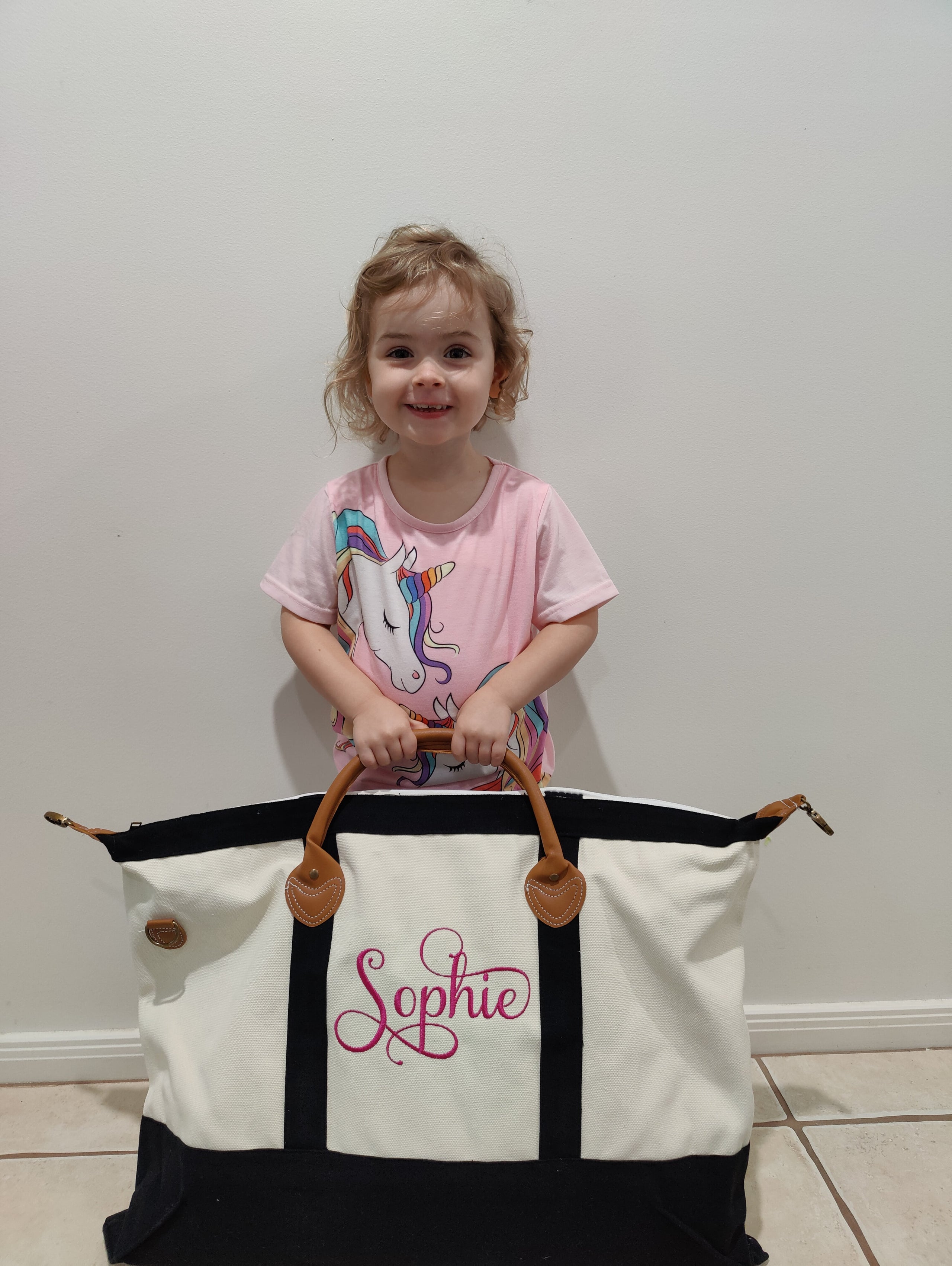 Monogrammed overnight bag 2025